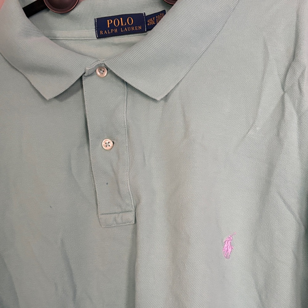 Polo by Ralph Lauren Men's Mint Green Polo Shirt